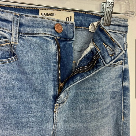 Garage high waist stretch jeggings medium wash. Size: 1 (Juniors) - Picture 3 of 13